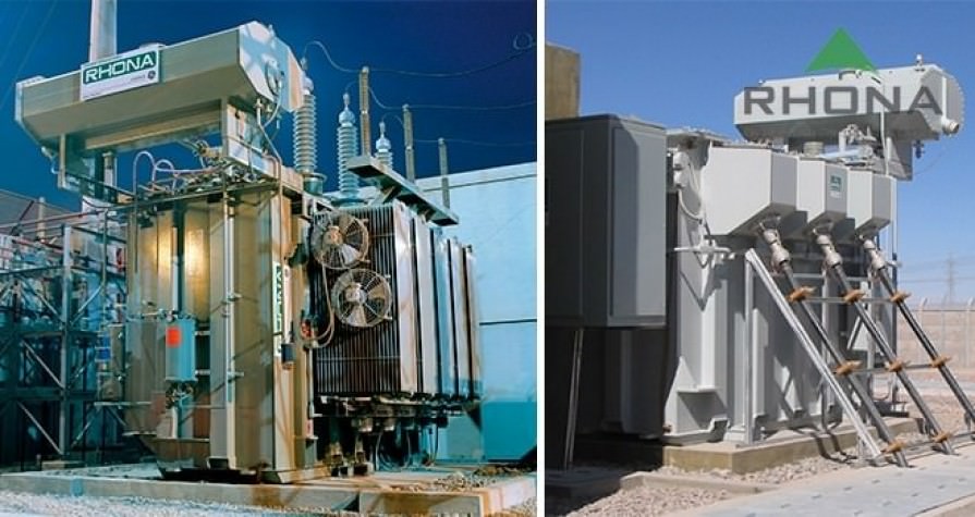Transformadores de poder hasta 100 MVA y 154 kV