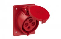 Enchufe hembra embutida 4x32A - IP44