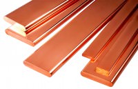 Pletina de cobre 10x50mm