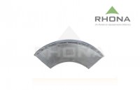 Curva horizontal lisa 100x50mm