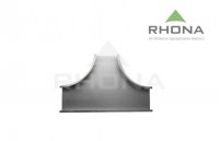 Curva TEE lisa 100x50mm