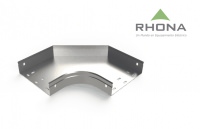 Curva horizontal ranurada 100x60mm